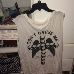 White vintige tank top